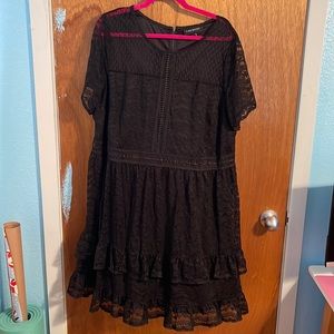Women’s black lace dress